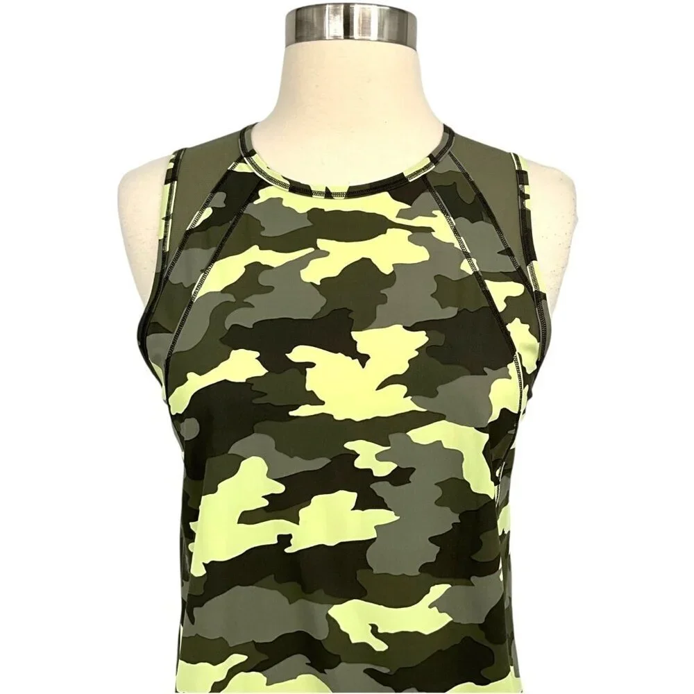 Lululemon Sculpt Tank Heritage 365 Camo Crispin Green Multi Medium Olive Size 6? - Picture 2 of 6